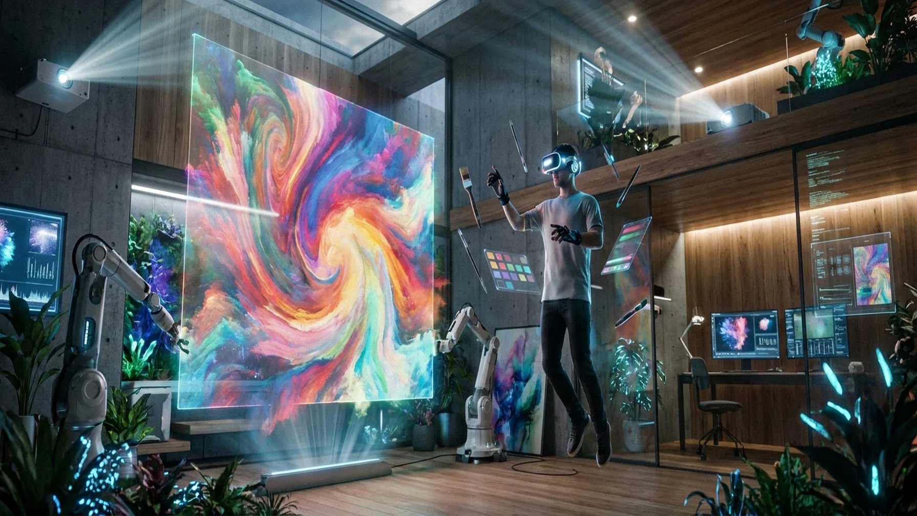 Exploring VR in Digital Art: A New Frontier